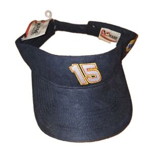Michael Waltrip Napa Racing Visor Navy NASCAR 15 Chase Authentics Faux Suede